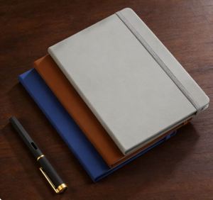 Carnet de notes en cuir personnalisé avec logo imprimé pour étudiants, vente en gros, fabricant de papeterie - Product Image 1