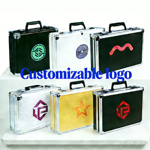 Koper Aluminium Keras Beroda Khusus untuk Transportasi Peralatan, Kotak Pembawa Alat Instrumen Aluminium yang Tahan Lama dengan Busa - Product Image 3