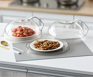 ฝาครอบกันฝุ่นสำหรับครัว C252 อุปกรณ์เสริมสำหรับถนอมอาหาร ใช้กับไมโครเวฟและเตาอบ ป้องกันอาหารกระเด็น - Product Image 2