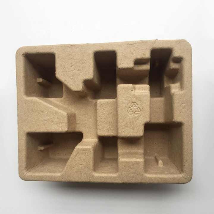 Biodegradable shipping tray molded pulp electronic product packaging ...