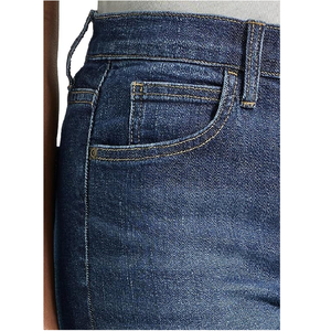 Jeans skinny évasés pour femmes, à la mode, orientés vers l'exportation, avec fermeture éclair et boutons, jeans décontractés pour femmes, jeans lavables avec poche pour femmes - Product Image 6