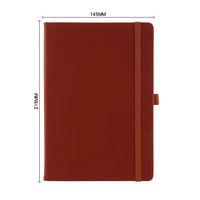 Carnet A5 personnalisé avec logo, couverture rigide en PU, sangle élastique, porte-stylo, cahier de composition, bloc-notes promotionnel