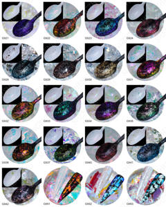 Iridescent Mermaid Sparkle Eye Glitter <span class=keywords><strong>Cameleon</strong></span> Fard À Paupières Maquillage Duochrome Eye Flakes Pigment - Product Image 6