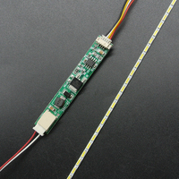 10.4 pouces 19 pouces Kit de bande LED pour ordinateur portable à luminosité réglable 2mm de large 9.6V tension SKD Kits pièces bande de lampe pour ordinateur portable peut être coupée