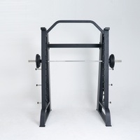 Machine Smith professionnelle avec rangement pour plaques de poids pour la musculation et l'entraînement en force