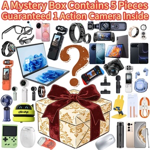 Caja Misteriosa al por Mayor con Cámara <span class=keywords><strong>de</strong></span> Acción Garantizada, 5 Artículos Electrónicos Aleatorios, Tablet, Consola <span class=keywords><strong>de</strong></span> Juegos, Soporte para Auriculares, Cajas <span class=keywords><strong>de</strong></span> Regalo - Product Image 6