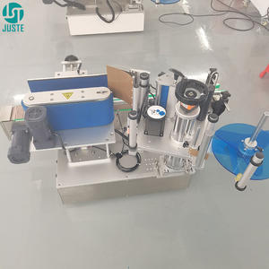 Tabletop rótulo aplicador 360 segurança círculo rotulagem máquina automática para delicatessen essencial cozinhar óleo redondo cápsula recipientes - Product Image 2