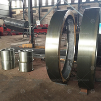 Crible à tambour robuste à structure cylindrique, capacité maximale de 800 tonnes/heure, résistant à la corrosion, pour déchets de construction lourds