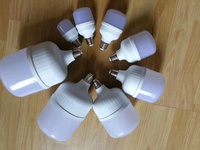 LED T Ampoule Plastique/aluminium Matériaux IC Driver AC150-260V. 20W 30W 40W 50W 60W 6500k 3000k E27 B22 25000HRS. Entrepôt OEM 80