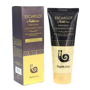 ครีมทำความสะอาดผิวหน้า FARMSTAY Escargot Noblesse Intensive Cleansing Cream บำรุงผิวชุ่มชื้น ด้วยสารสกัดจากหอยทาก สำหรับทุกสภาพผิว ผลิตภัณฑ์บำรุงผิวหน้าจากเกาหลี - Product Image 1