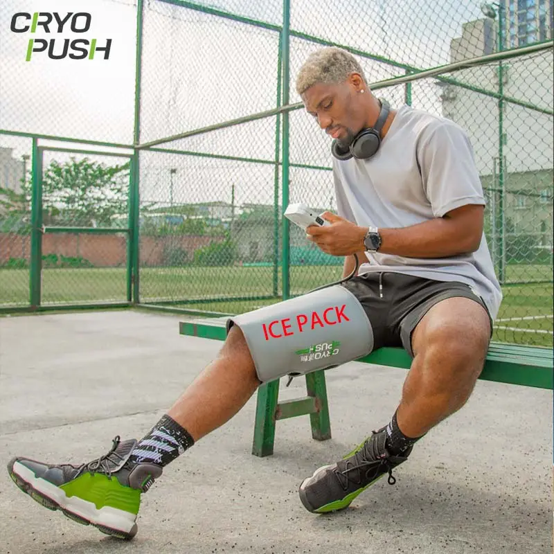 Cryopush卸売リハビリテーション治療用品氷のゲルパック再利用可能なリリーフ膝腫れ寒冷療法機//