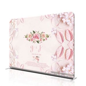 High Quality Polyester Tension Fabric <b>Backdrop</b> 10x10ft Folding Pop up Display <b>Stand</b> <b>with</b> Custom Color for Photobooth and Events - Product Image 4