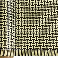 Tissu hybride carbone-kevlar 200 g/m², design en forme de I, léger, pour pièces automobiles