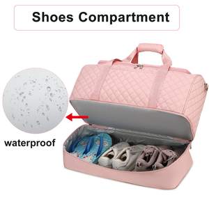 Sac de sport gratuit, sac à bandoulière de fitness, grande capacité, sac de voyage pour courte distance, sac à chaussures de l'usine source - Product Image 2