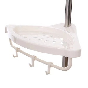 Étagère murale <span class=keywords><strong>moderne</strong></span> pour hôtel, support de rangement pour salle de bain, étagère d'angle à 4 niveaux, support de douche - Product Image 2