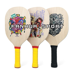 USAPA ไม้รับการอนุมัติจาก USAPA,ชุดไม้พายแบบ <span class=keywords><strong>Pickleball</strong></span> ทำจากไม้กระเป๋าศุลกากรไม้แร็กเก็ตบอลไม้ยอดนิยม - Product Image 4