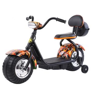 Voiture à pédales pour enfants, modèle City, en plastique et métal, inspirée de la moto Halley. - Product Image 5