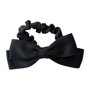 Kẹp tóc kiểu ngọt ngào bán buôn cho bé gái, băng đô nơ satin màu trơn, dây buộc tóc chun cho nữ - Product Image 5