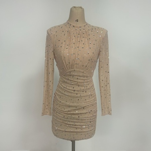 OEM Sexy Spicy Girl Hollow Out Cross Tie Steel Ring Fishbone Slim Fit Suspender Pleated Hip Hugging <b>Women</b> <b>Corset</b> Dress - Product Image 6