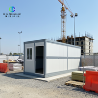 Maison préfabriquée pliable à montage rapide : Solution modulaire durable pour bureaux et logements d'urgence
