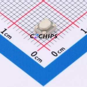 TS-1188U-E Tactile Switch SMD-4P,4.2x3.3mm Switch Single Pole Single Throw Oval Button 2.5N 4.2mm - Product Image 1