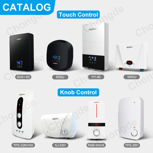Calentador de Agua Instantáneo Eléctrico Económico con Interruptor de Perilla, 220V 3500W 5500W, Tres Niveles - Product Image 5