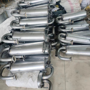 Knalpot Berkualitas Tinggi dari Baja Anti Karat Galvanis Aluminium untuk Nissan X-Trail (T30) <span class=keywords><strong>2.2</strong></span> DCi & Pipa Knalpot Belakang <span class=keywords><strong>2.2</strong></span> DCi - Product Image 3