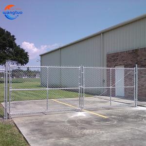 9 Máy đo Chuỗi liên kết hàng rào chất lượng cao 8 chân mạ kẽm Chuỗi liên kết hàng rào Cyclone dây kim cương lưới hàng rào tấm & Cổng để bán - Product Image 5