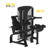 Machine à flexions de cuisses en acier robuste de qualité commerciale, poids net 225 kg, pour entraînement des jambes et des ischio-jambiers en salle de sport