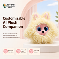 Juguete de Peluche Robot IA con Cámara, Sensor Táctil, Pantalla LED, +20 Idiomas, 5 Modelos IA, Giroscopio, Batería de Iones de Litio de 3000mAh, Regalo para Niños