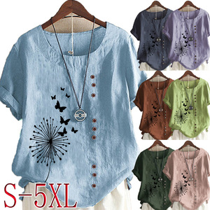 Chemisiers en lin pour femmes OC867 - Product Image 2