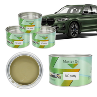 Mastic de glaçage automobile jaune argileux, facile à étaler, super adhérent, lisse, en vrac, avec durcisseur, pour la réparation des rayures et des bosses de carrosserie