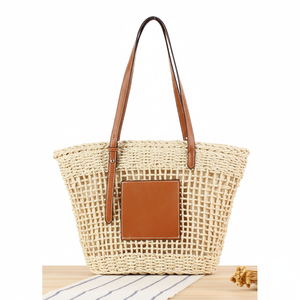 Bolso de Mujer de Hombro y Axila, Estilo Coreano, Artístico, de Gran Capacidad, a Cuadros, Elegante y Moderno, Primavera 2025 - Product Image 1