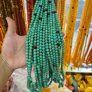 Mới đến Ô Liu Xanh hồi giáo hồi giáo hạt nhựa cầu nguyện tràng hạt 51 tesbih Arabic 10mm hạt cầu nguyện misbaha subhah - Product Image 5