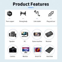 Cable USB 3.0 de Doble Ángulo Recto de 90 Grados, Macho a Macho, de Alta Velocidad para Sincronización de Datos y Carga Rápida para Computadora y Automóvil