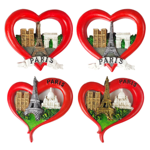 Imanes de Refrigerador Personalizados Hechos a Mano con Resina 3D, Recuerdos Turísticos, Regalos de Viaje, <span class=keywords><strong>Francia</strong></span>, París - Product Image 5