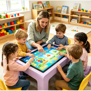 Équipement publicitaire interactif pour enfants, écran tactile anti-collision, étanche, plusieurs couleurs, 32 43 55 pouces - Product Image 1
