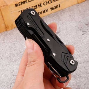 Bán Chạy Nhất Xách Tay Hoang Dã Survival Set Đa-Chức Năng Gấp <span class=keywords><strong>Pocket</strong></span> Dao Cờ Lê Lưỡi Mở Chai Cấp Công Cụ Tự Làm - Product Image 2