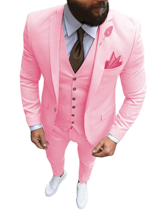 Trajes de Hombre <span class=keywords><strong>2022</strong></span>, Esmoquin para Graduación, Corte Entallado, 3 Piezas, Trajes de Novio para Hombre, Blazer Personalizado, Terno Masculino (Chaqueta + Chaleco + Pantalón) - Product Image 3