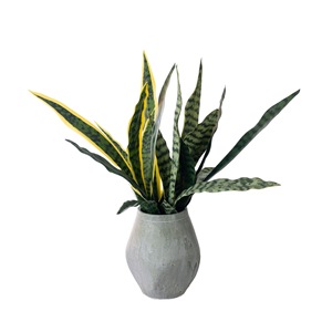 Plante artificielle CallaFloral, plante serpent verte à branche unique en PVC, plante décorative d'intérieur - Product Image 5