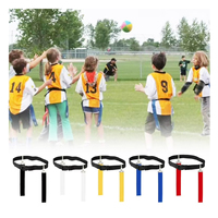 Drapeaux de football de sport pour adultes, personnalisables avec logo, couleur et design, acceptant la personnalisation, réglables, imprimés numériquement, avec ceinture réglable