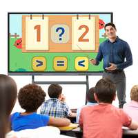 Ultra 4K UHD 65 75 86 100 pouces écran tactile LCD affichage numérique panneau interactif tableau blanc intelligent pour conférence