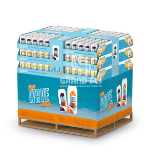 Tùy Chỉnh <span class=keywords><strong>3</strong></span> Hai Mặt Thân Thiện Với Môi Tông Pallet Hộp Hiển Thị Với Biểu Tượng Tùy Chỉnh Xếp Chồng Thiết Kế Cho Bán Lẻ Siêu Thị Sử Dụng - Product Image 5