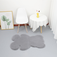 Nouveau design 7*10 tapis hirsute matériau moelleux fourrure blanc laine tapis en peluche blanc tapis à plumes pour tapis