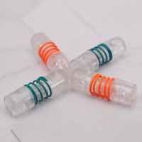 Boucle de serrage à ressort en plastique à double trou pour lacets et cordons, personnalisable, vente en gros, couleur sur mesure