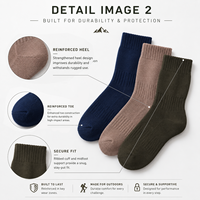 Chaussettes de sport professionnelles personnalisées, concevez votre propre logo, chaussettes de course épaisses, chaussettes de sport unisexes personnalisées pour l'extérieur