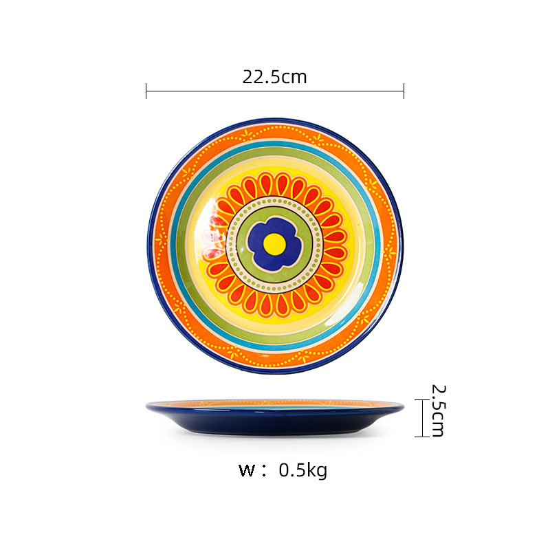 Assiette de 8,8 pouces