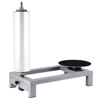 Machine d'emballage manuelle horizontale de bureau pour petits rouleaux de film étirable, robuste, pour cartons et aliments