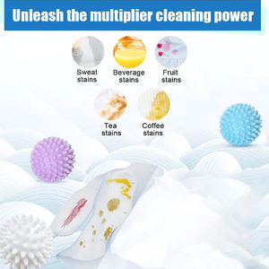 Anti-wrap Laundry <strong>Ball</strong> Round Pure White Magic Cleaning Drum <strong>Washing</strong> Machine Laundry Dryer <strong>Balls</strong> <strong>Washing</strong> Machine Cleaner - Product Image 3
