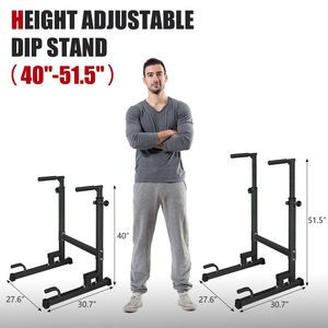 Equipo portátil de fitness para el hogar DB con agarre suave, práctico entrenador de dominadas y flexiones para adultos, uso en interiores/exteriores - Product Image 2